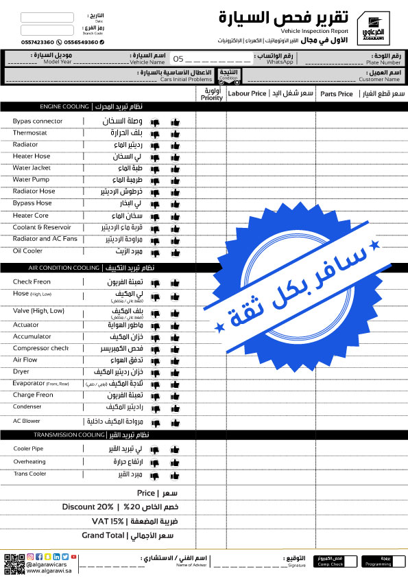 Special Checklist Algarawi